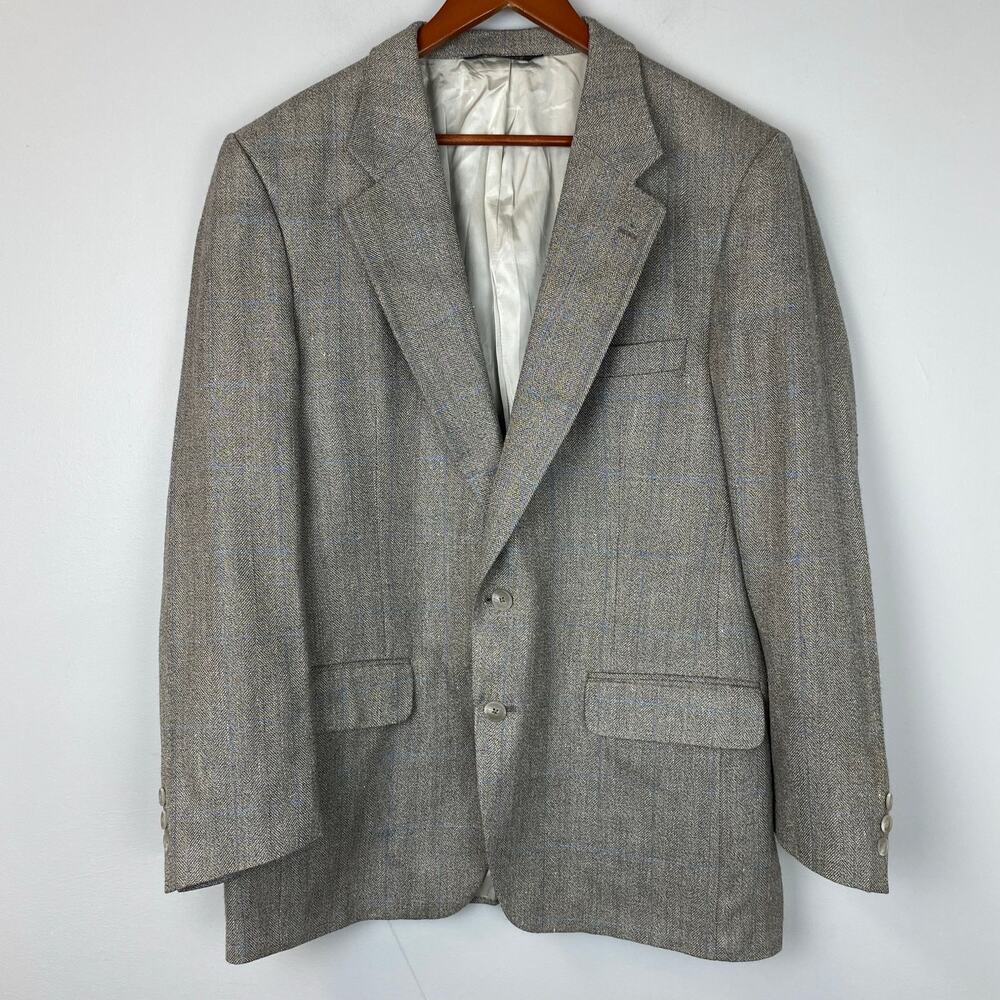 Burberry Vintage Gray Blazer Professional Business